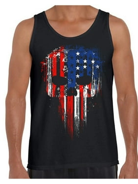 Insta Slim American Flag Tank T-shirt